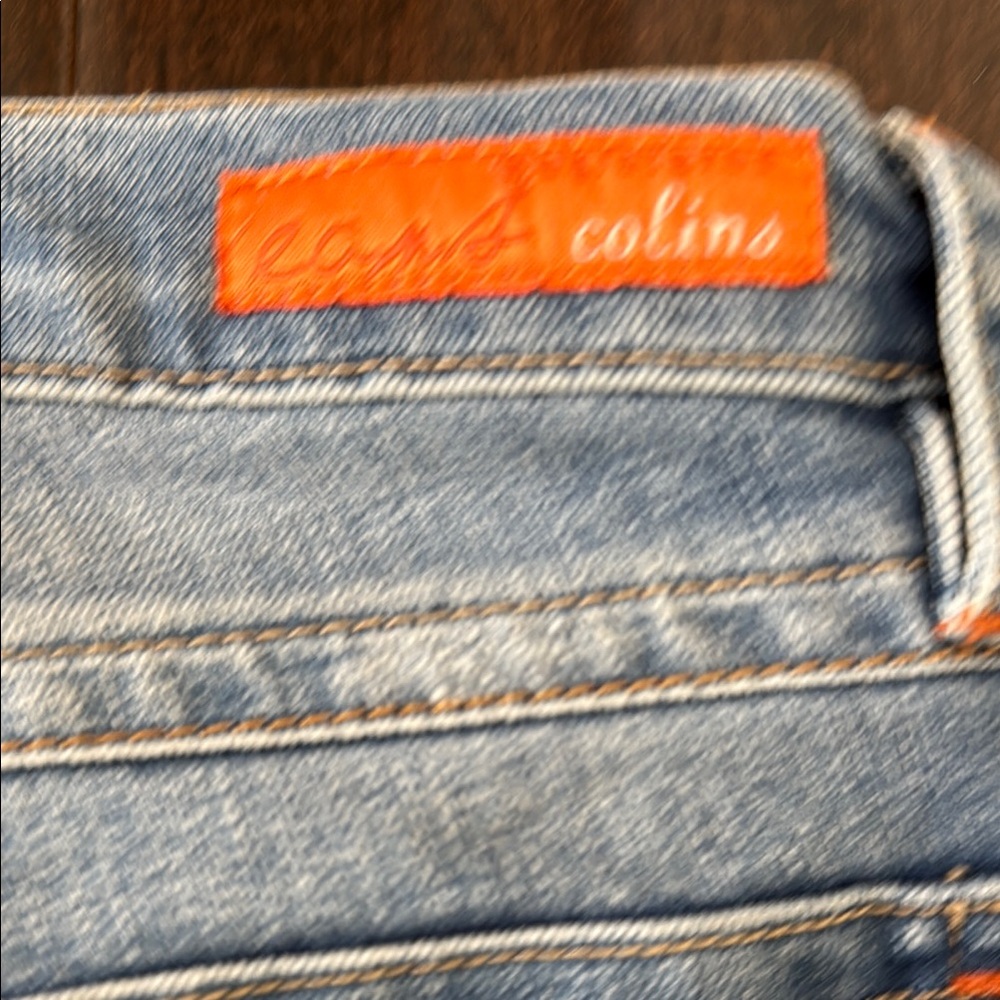 Colin’s Jeanswear Flare Rita Classic Light Blue Distressed Jeans - Picture 11 of 15